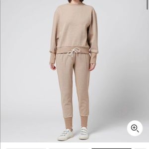 Varley Women's Edith Rib Pique Sweat Outfit - Biscuit crewneck - Nordstrom